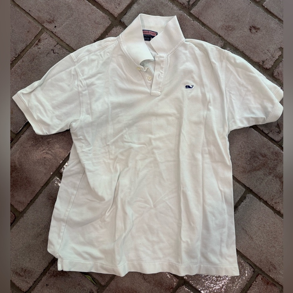 Vineyard Vines Classic White Polo Shirt